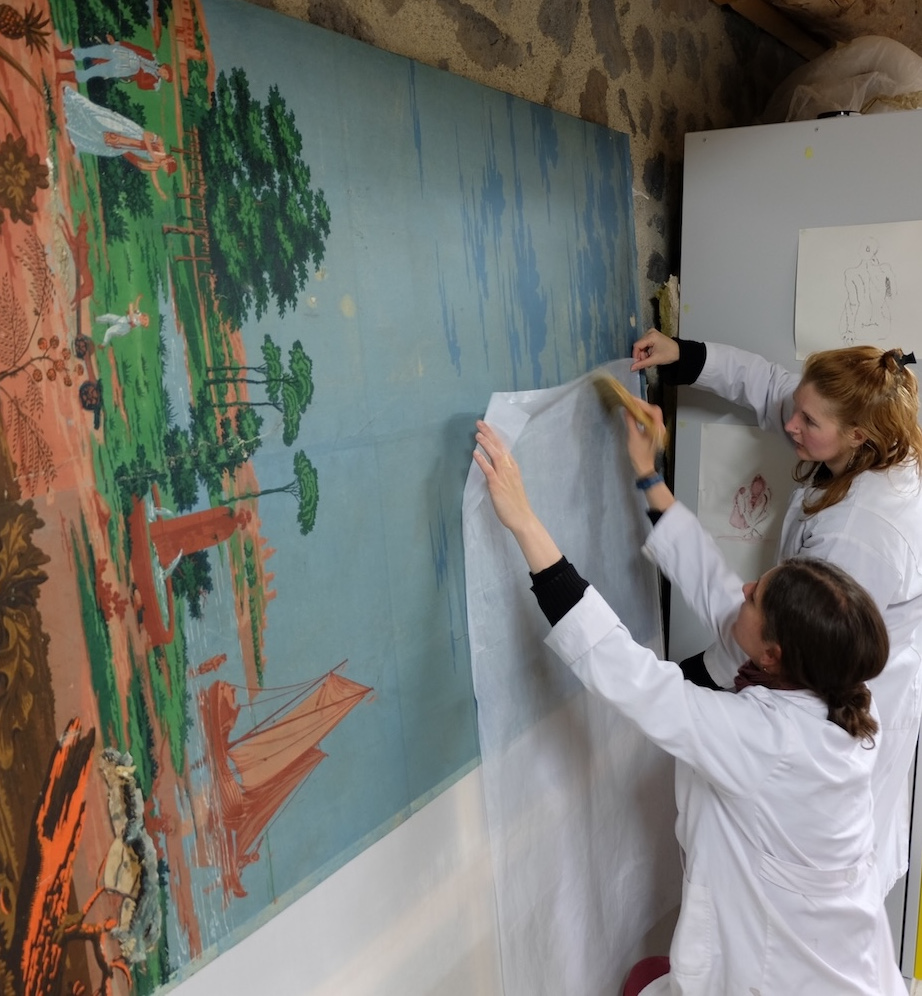 Papierpeint- Montage