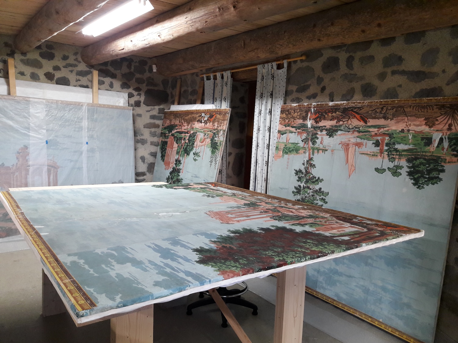 Papierpeint- Montage